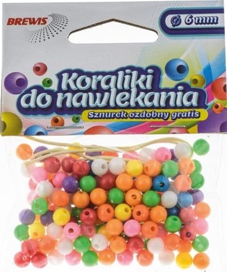 Изображение BREWIS Koraliki do nawlekania BREWIS 6mm K6-10 MIX Brewis