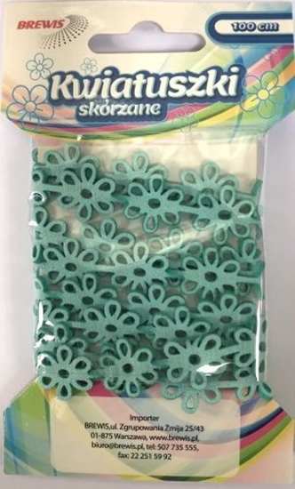 Picture of BREWIS acuszek Kwiatki 1m KSL3 niebieski Brewis