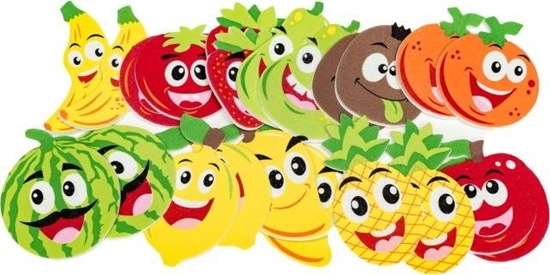 Изображение BREWIS Naklejki z pianki PVC47 Owocowe buki Brewis