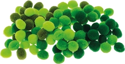 Изображение BREWIS Pompony POM12 1cm zielony (odcienie) 100szt