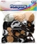 Attēls no BREWIS Pompony POM16 zwierzta mix rozmiarów (10, 20, 30, 50 mm) 54szt