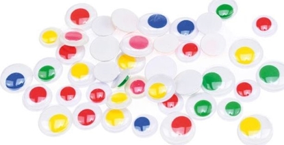 Изображение BREWIS Ruchome oczka BREWIS RO19 - 12, 14, 16mm 44szt. kolorowe renice Brewis