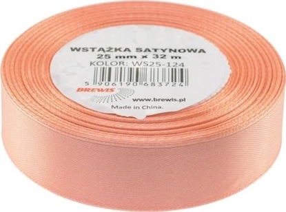 Picture of BREWIS Wstka satynowa BREWIS 25mm/32mm kolor 124 ososiowy Brewis
