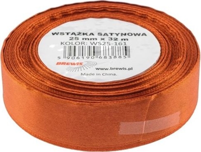 Picture of BREWIS Wstka satynowa BREWIS 25mm/32mm kolor 161 miedziany Brewis