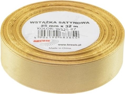 Picture of BREWIS Wstka satynowa BREWIS 25mm/32mm kolor 87 zoty Brewis