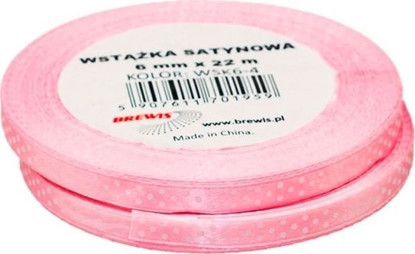 Picture of BREWIS Wstka satynowa BREWIS kropki 6mm WSK6-4 Brewis