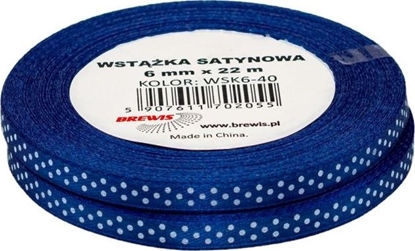 Picture of BREWIS Wstka satynowa BREWIS kropki 6mm WSK6-40 Brewis
