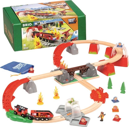 Picture of Brio Brio Railway BRIO traukinio bgi rinkinys Fire Rescue, 636004