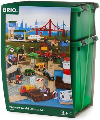 Attēls no Brio Railway World Deluxe Set (33766)