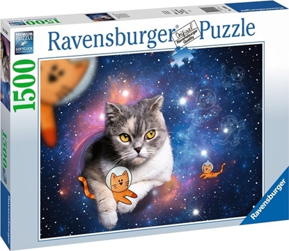 Attēls no Brio Ravensburger - Cats In Space 1500p - (10217439) /Puzzles /Multi