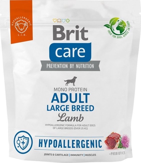 Picture of Brit BRIT CARE Dog Hypoallergenic Adult Large Breed Lamb 1kg