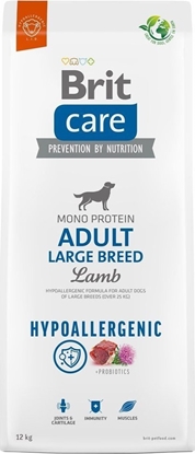 Picture of Brit Care Dog Hypoallergenic Adult Large Breed Lamb - 12KG