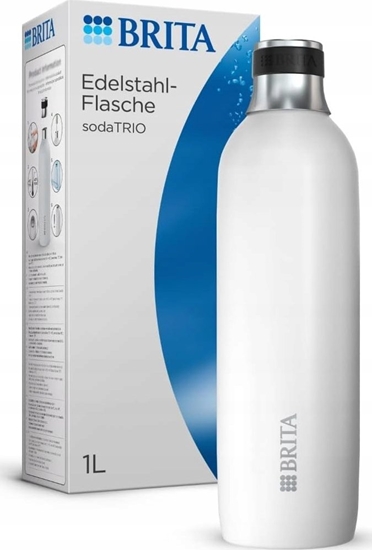 Picture of Brita Butelka SodaTrio 1 L Stal biaa