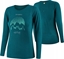 Attēls no Brubeck LS1415W Koszulka damska z dugim rkawem OUTDOOR WOOL PRO zielony M - GÓRY 13