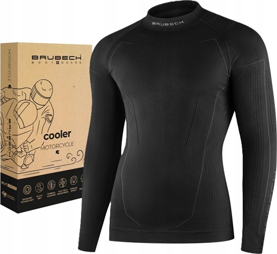 Picture of Brubeck LS1654M Bluza mska COOLER czarny L