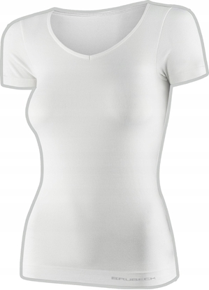 Attēls no Brubeck SS1398W Koszulka damska z krótkim rkawem COMFORT MERINO kremowy L