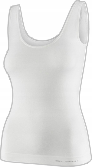 Picture of Brubeck TA1059W Koszulka damska bez rkawów COMFORT MERINO kremowy M