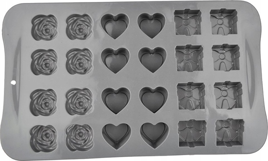 Picture of Brunbeste FOREMKA SILIKONOWA DO CZEKOLADEK LODU PRALIN 24 SZT. BRUNBESTE BB-1544