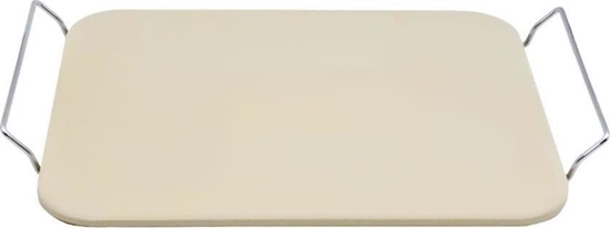 Изображение Brunbeste KAMIE DO PIZZY 38 X 30 CM ZE STOJAKIEM BRUNBESTE BB-2929