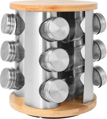 Изображение Brunbeste Stojak obrotowy na przyprawy 12 pojemników 1620!