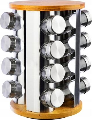 Изображение Brunbeste STOJAK OBROTOWY NA PRZYPRAWY 16 POJEMNIKÓW 2734