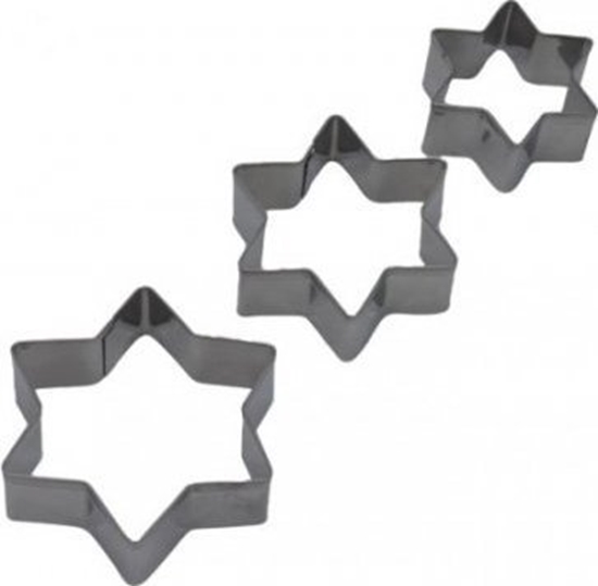 Picture of Brunbeste ZESTAW WYKRAWACZY DO CIASTEK PIERNIKÓW GWIAZDKA 3-ELE BRUNBESTE BB-3036