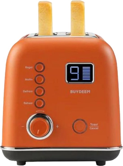 Picture of BUYDEEM 2 Slice Automatic Metal Toaster model DT730E color Koi Red EU
