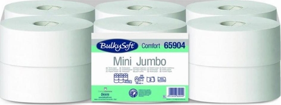 Picture of Bulky Soft Papier toaletowy mini JUMBO 120 m 65904 BULKYSOFT Comfort