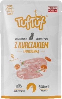 Изображение BULT TUF TUF Saszetka mielonki dla psa Kurczak z Marchewk 500g