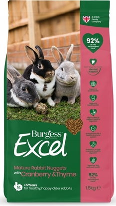Attēls no Burgess Burgess Excel Rabbit Mature Cranberry & Thyme 1,5 kg