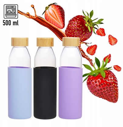 Изображение BUTELKA SZKLANA 9022 0.5 L FIOLETOWA