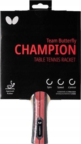 Picture of Butterfly Paletka Rakietka do Tenisa Stoowego Ping Pong Team BUTTERFLY Champion