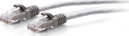 Picture of C2G C2G 1ft (0.3m) Cat6a Snagless Unshielded (UTP) Slim Ethernet Network Patch Cable - Gray - Patch-Kabel - RJ-45 (M) zu RJ-45 (M) - 30 cm - 4.8 mm - UTP - CAT 6a - geformt, ohne Haken - Grau