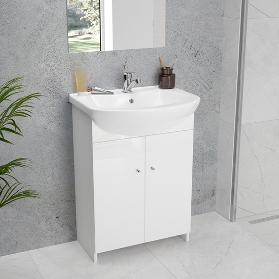 Picture of CABINET HUNG D60 WITH BASIN/MIXER/SIPHON