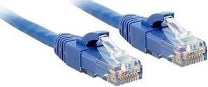Attēls no CABLE CAT6 U/UTP 0.5M/BLUE 48016 LINDY