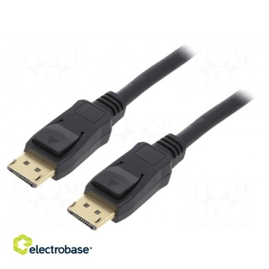 Изображение Cable; DisplayPort 1.4,HDCP 2.2; DisplayPort plug,both sides