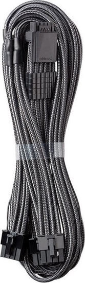 Изображение CableMod CableMod RT-Series PRO ModMesh 12VHPWR to 3x PCI-e Kabel for ASUS/Seasonic - 60cm, carbon