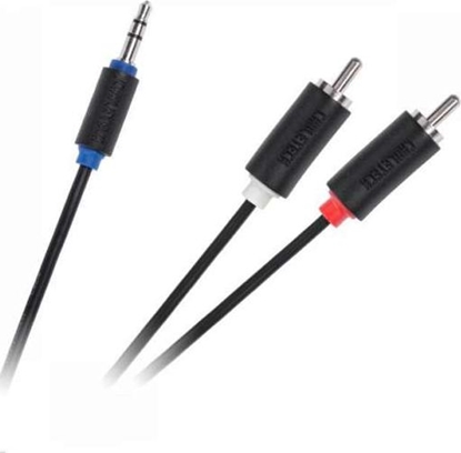 Attēls no Cabletech KPO3952-3 Kabel jack 3.5 - 2 rca 3m Cabletech standard