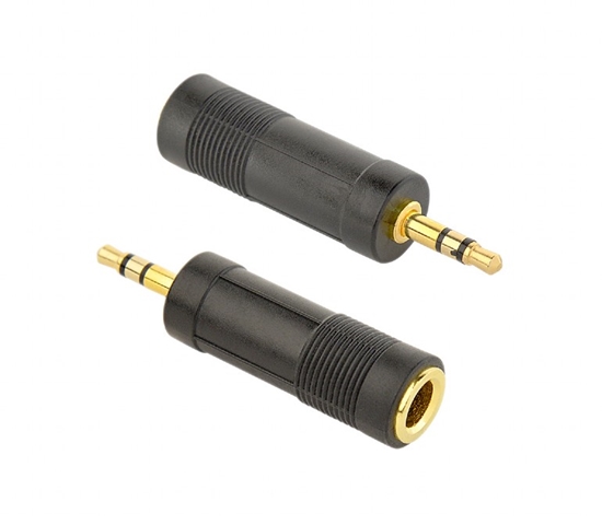 Picture of Cablexpert A-6.35F-3.5M 6.35 mm female to 3.5 mm male audio adapter |