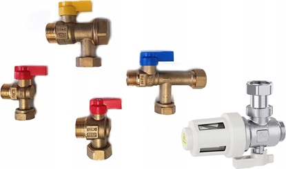 Picture of Caleffi Zestaw podczeniowy do kotów wiszcych z urzdzeniem Caleffi XS®, zestaw 1