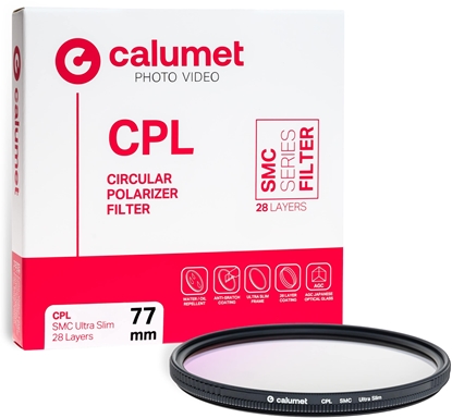 Изображение Calumet Filtr CPL SMC 77 mm Ultra Slim 28 Layers