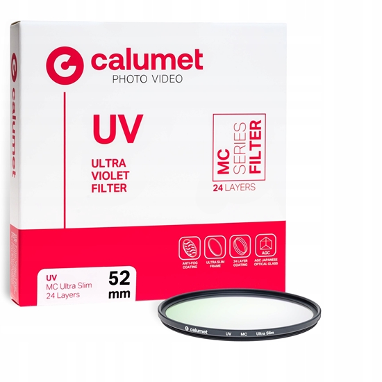 Изображение Calumet Filtr UV MC 52 mm Ultra Slim 24 Layers