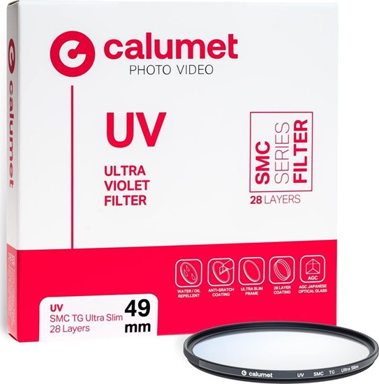 Picture of Calumet Filtr UV SMC TG 49 mm Ultra Slim 28 Layers