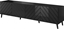 Attēls no Cama Meble Szafka RTV ABETO 200x42x52 czarny/czarny poysk