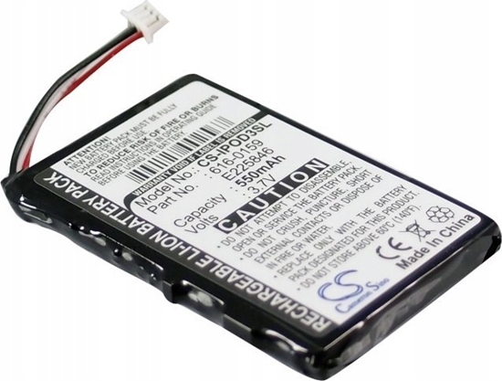 Picture of Cameron Sino Akumulator Bateria Typ 616-0159 E225846 Do Apple Ipod 3th Generation 10 15 20 30 Gb / Cs-ipod3sl