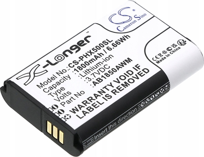 Изображение Cameron Sino Akumulator Bateria Typ Ab1850awm Do Philips Xenium X500 9@9k 9a9k Ab1720awm / Cs-phx500sl