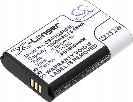 Изображение Cameron Sino Akumulator Bateria Typ Ab1850awm Do Philips Xenium X500 9@9k 9a9k Ab1720awm / Cs-phx500sl