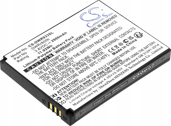 Изображение Cameron Sino Akumulator Bateria Typ Dwrr800b 6bt-r800b-2901 Do Router D-link Dwr-933 B1 / Cs-dwr933sl