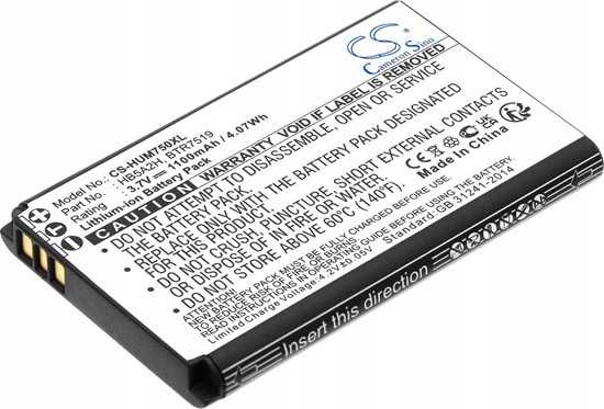 Picture of Cameron Sino Akumulator Bateria Typ Hb5a2h Btr7519 Do Huawei E5220 E5331 M570 M750 M228 / Cs-hum750xl