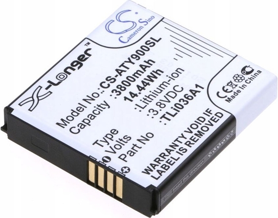 Picture of Cameron Sino Akumulator Bateria Typ Tli036a1 Do Alcatel One Touch Link Y900 Y900nb 4g+ Lte Y901nb / Cs-aty900sl